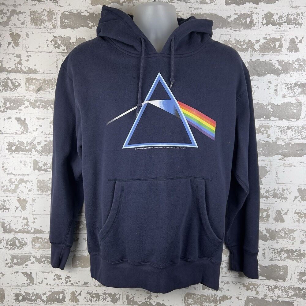 Vintage Pink Floyd Hoodie 2005 Rockware‎ Anthill Dark Blue Men's Size M The Wall